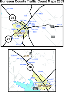 Traffic Count Map